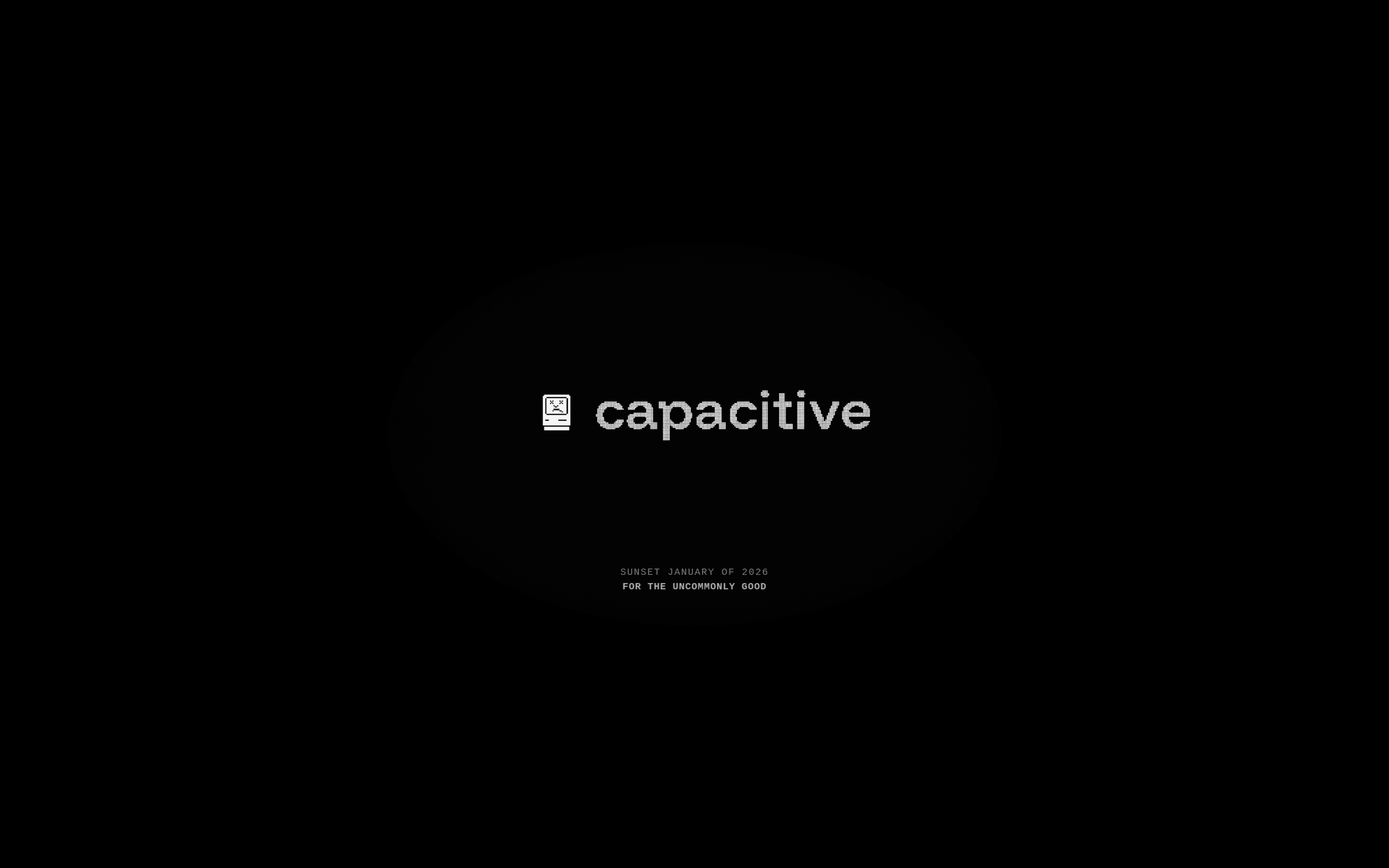 Capacitive landing page screenshot