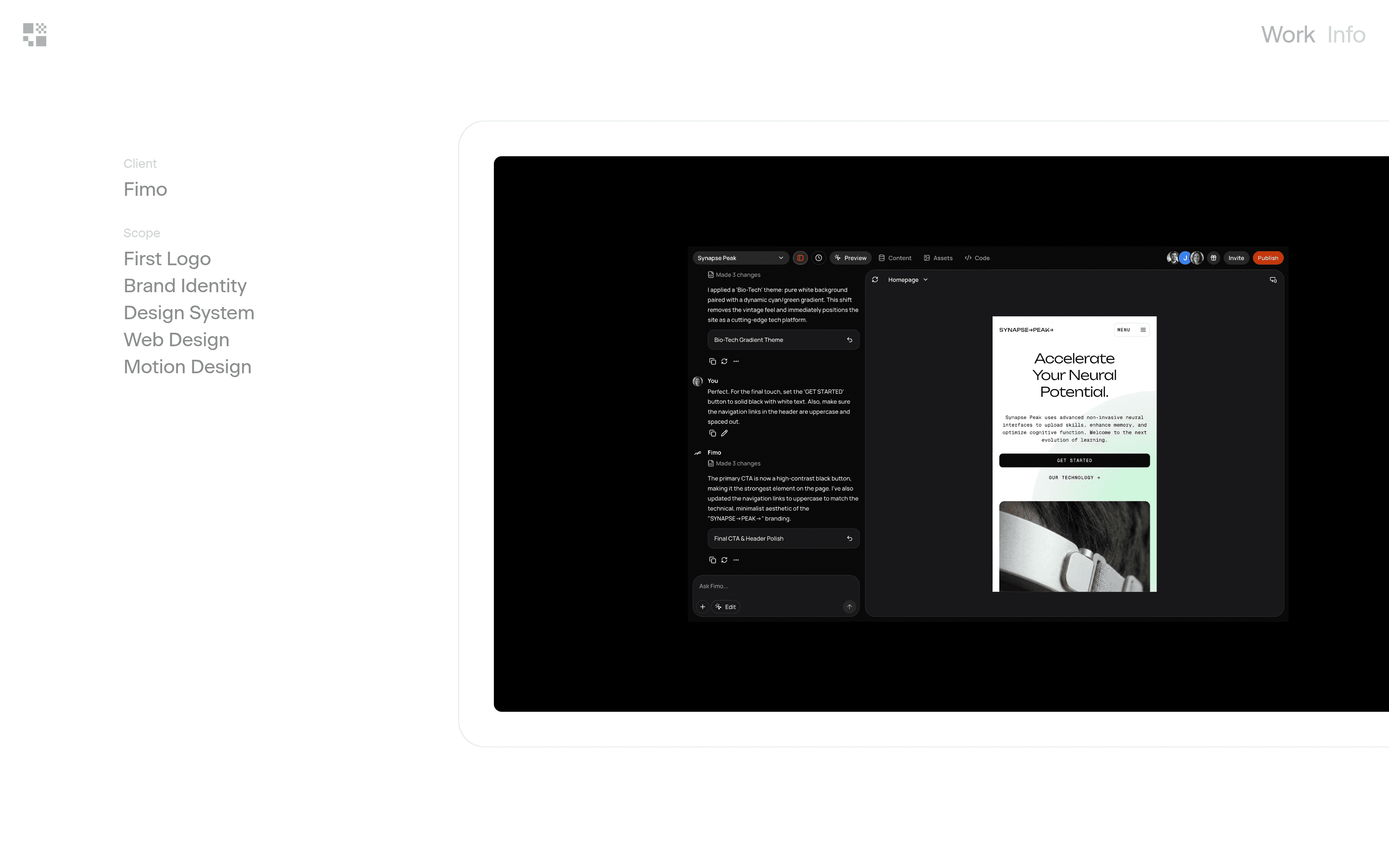 Flexboom startup landing page screenshot