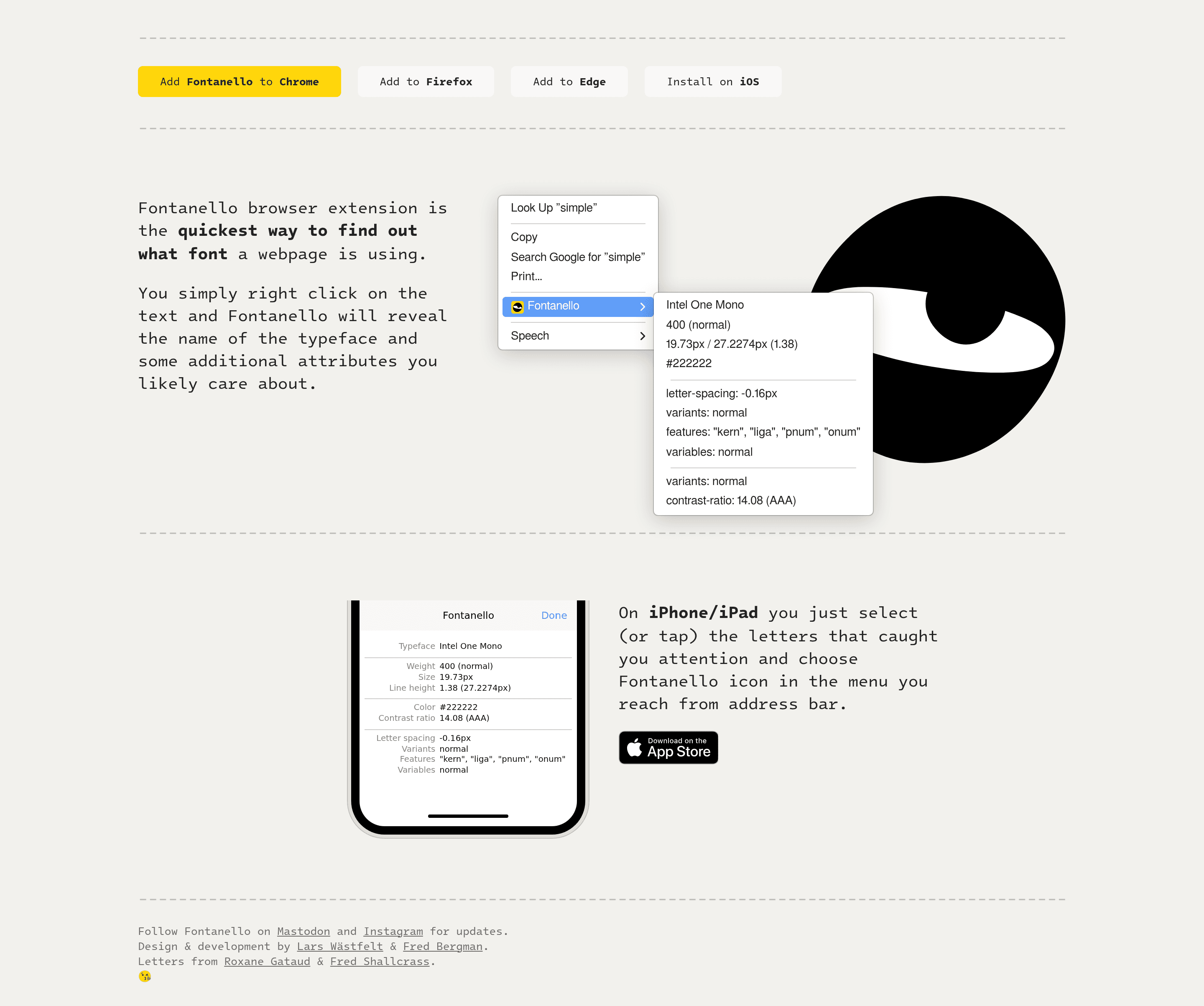 Fontanello startup landing page screenshot