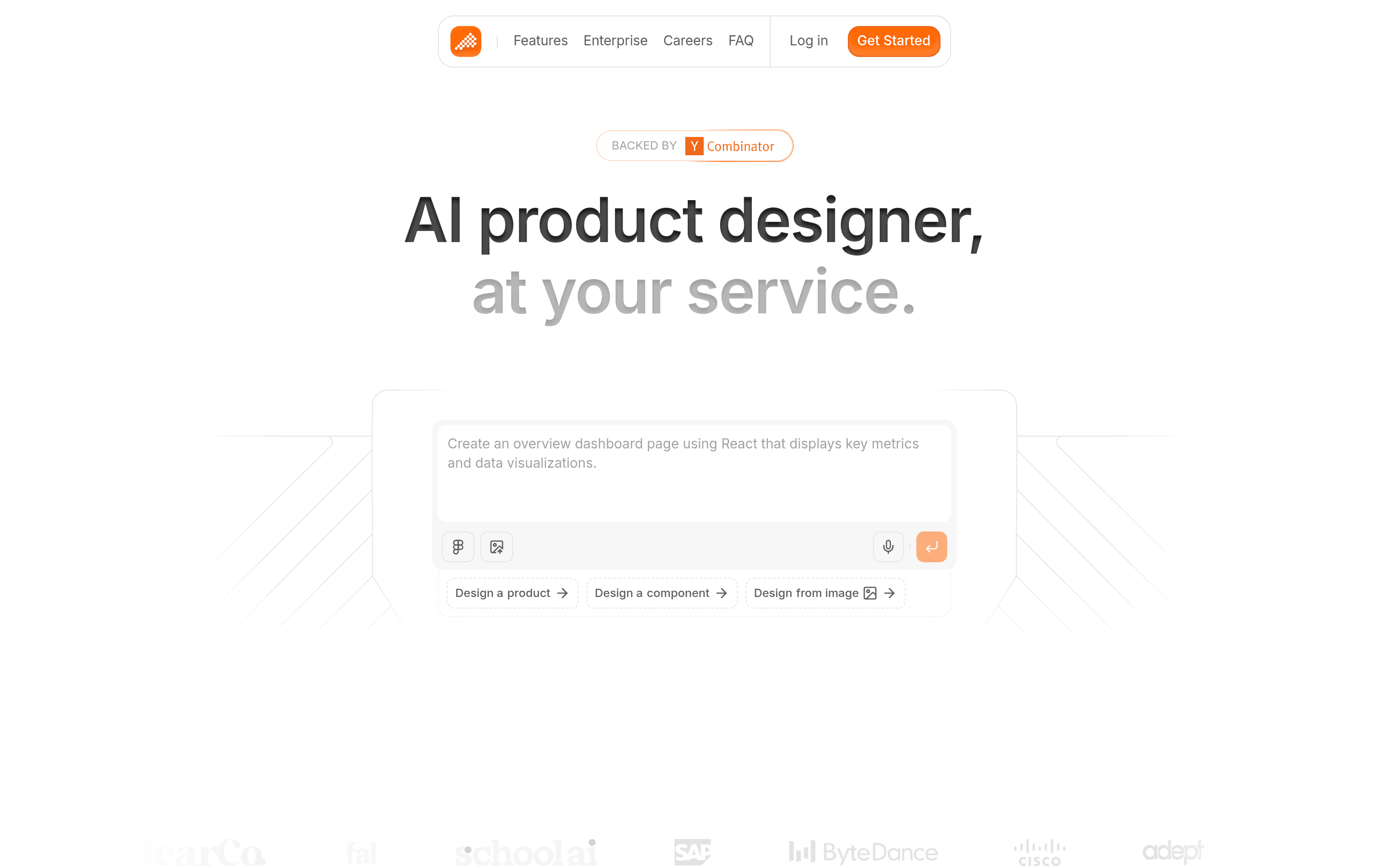 Polymet landing page screenshot